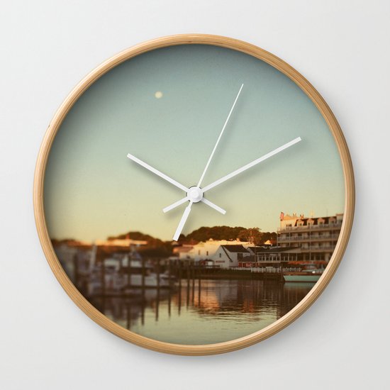 Harbor Moon Wall Clock