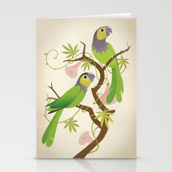 Black-capped conure Stationery Cards