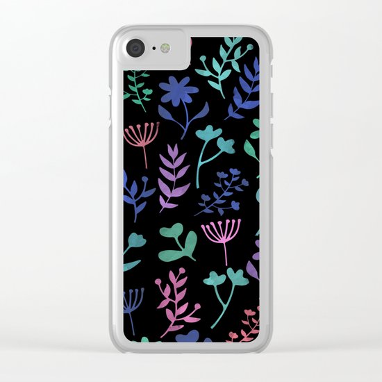 Lovely Pattern XI Clear iPhone Case