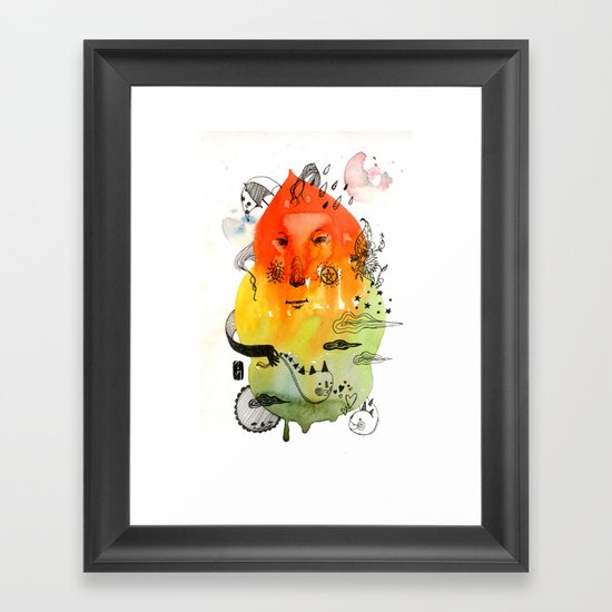 OrangeCloud Framed Art Print