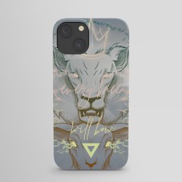 The Lion and the Lamb iPhone Case