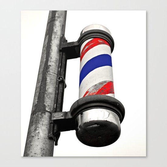 Haircuts here Canvas Print