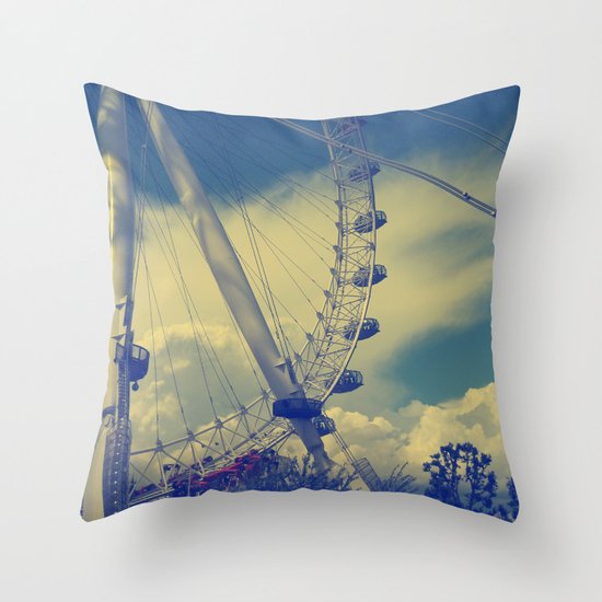 London Eye III Throw Pillow