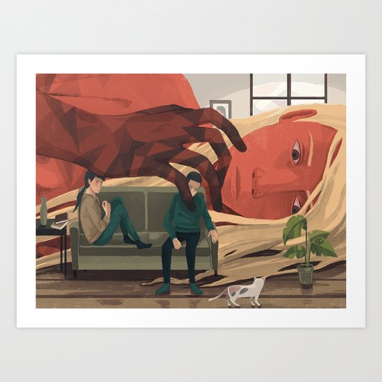 Interference Art Print