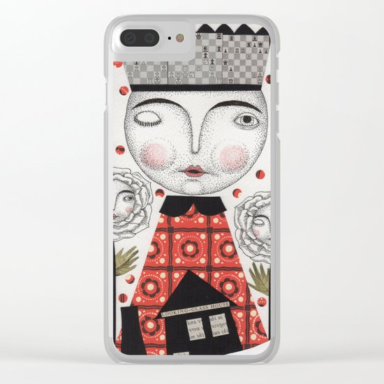The White Queen Clear iPhone Case
