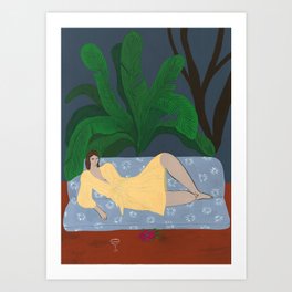 A Tropical Night Art Print