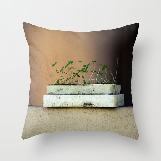 Seedlings Throw Pillow