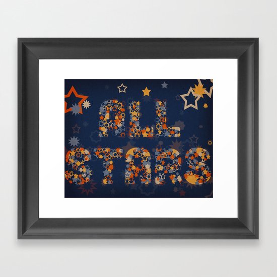 All Stars Framed Art Print