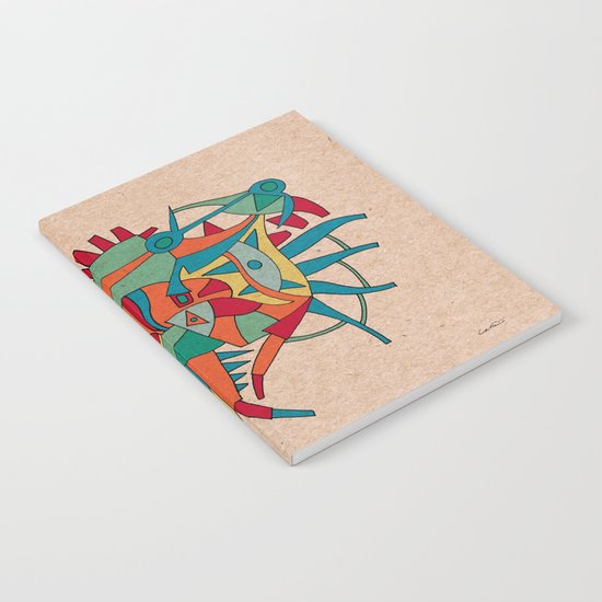 - horse man spider - Notebook