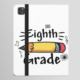 Eighth Grade Pencil iPad Folio Case
