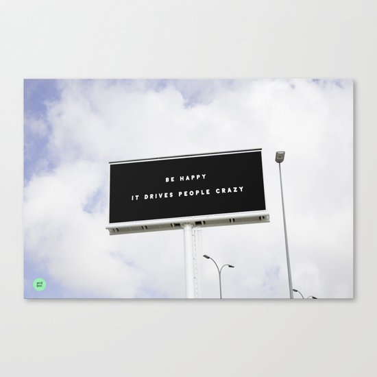 HAPPINESS Canvas Print