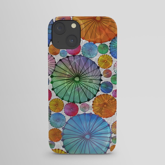 Abstract Floral Circles 5 iPhone Case