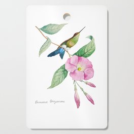 Hummingbird with blue tail Cutting Board