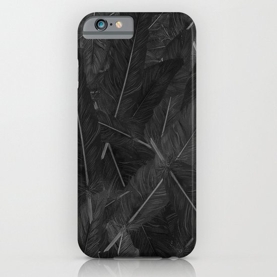 Feathered (Black). iPhone & iPod Case
