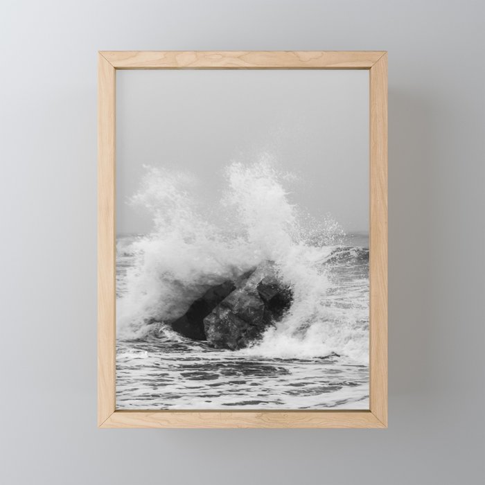 Diamond Beach Framed Mini Art Print