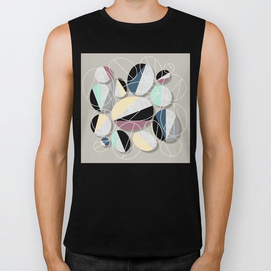 Stones and Outlines Biker Tank
