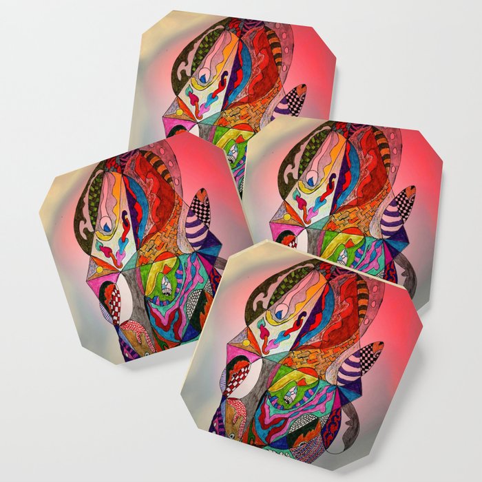 Fantasy Drawing 3 Coaster By Issabild