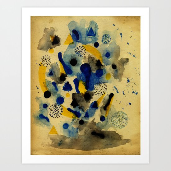 Floating Chemistry Art Print