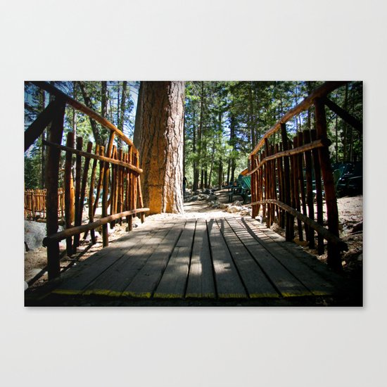 Camp Bridge Canvas Print