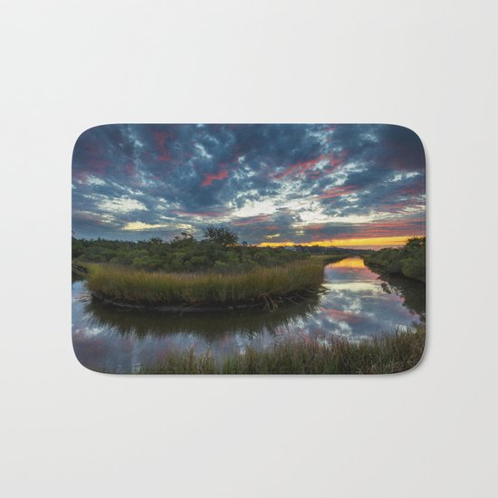 Mississippi Coastal Sunrise Bath Mat