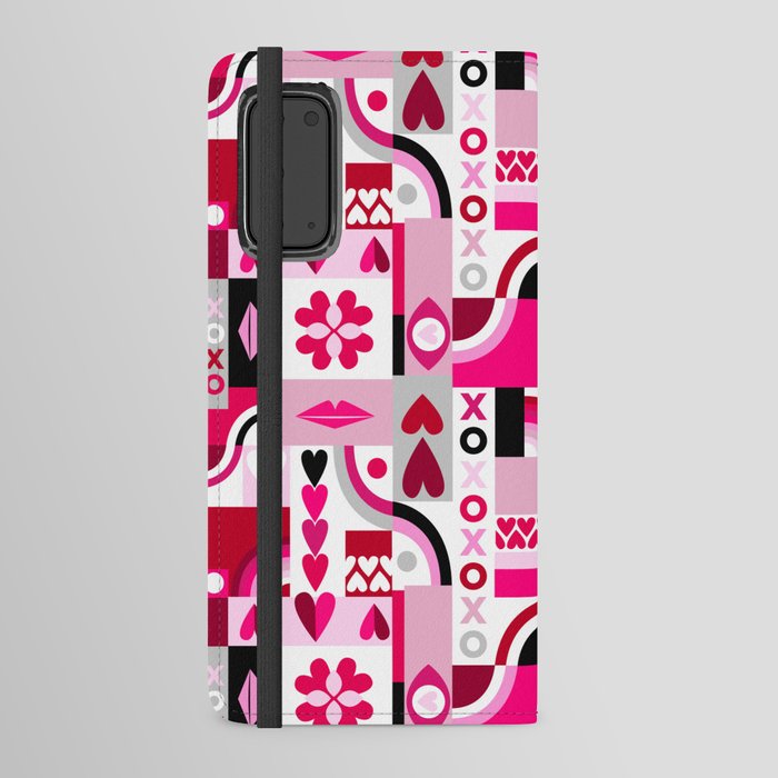Playful Hearts Android Wallet Case
