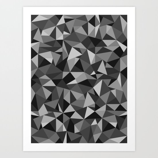 Graphic Geometric Pattern Art Print