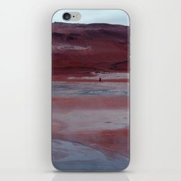 Icelandic red landscape iPhone Skin