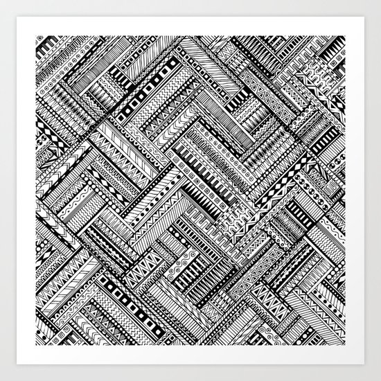 Urban Texture Art Print