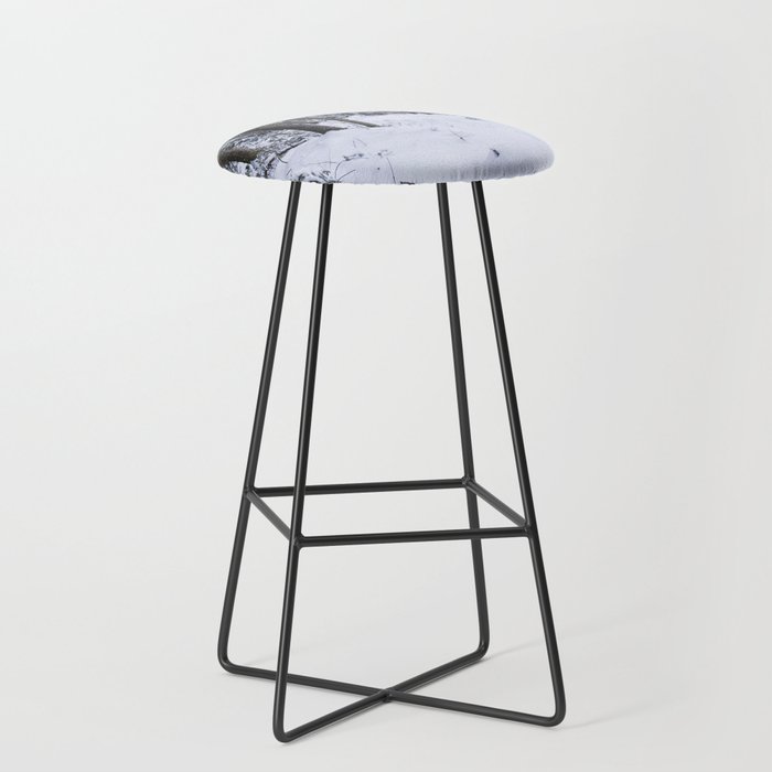 snow in the woods Bar Stool