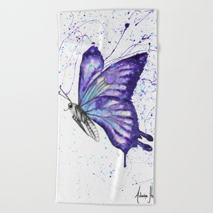butterfly beach towel