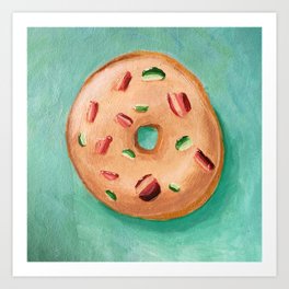 Bacon Jalepeño Donut Art Print