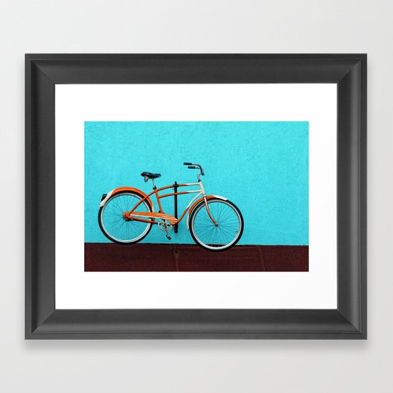 Oak Cliff Bicycle Framed Art Print