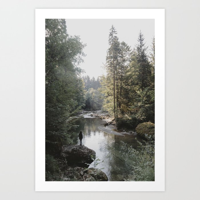 All the Drops form a River - landscape photography Art Print