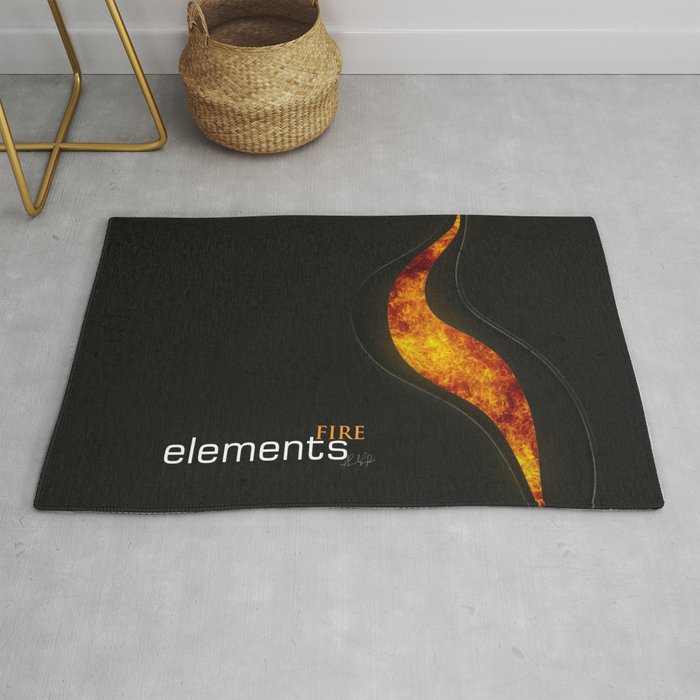 elements | fire Rug