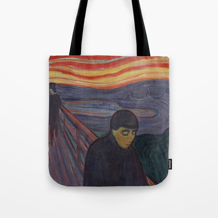 Edvard Munch - Despair 1894 Tote Bag