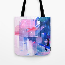 Find Me at the edge of the world Tote Bag