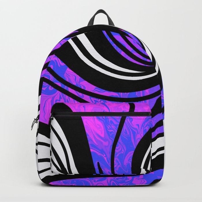 Purple Trippy Backpack