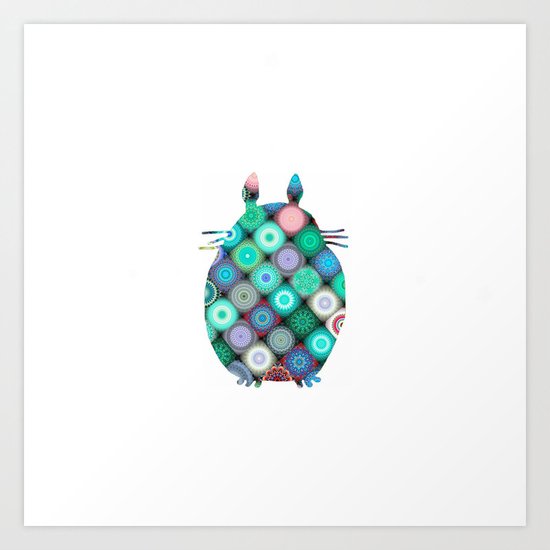 Totoro Art Print