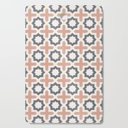 river stars - blue and pink Cutting Board