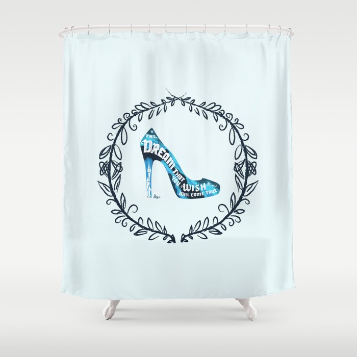 Cinderella' slipper Shower Curtain
