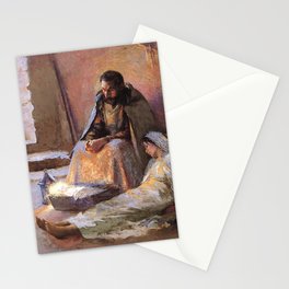 The Nativity By Gari Melchers Stationery Card