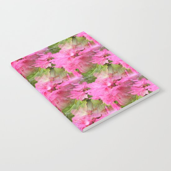 Azaleas in Pink... Notebook