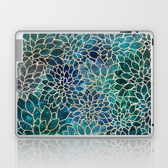Floral Abstract 4 Laptop & iPad Skin
