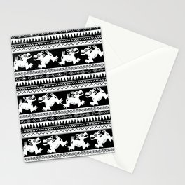 Aztec Xolo (black and white) Stationery Cards
