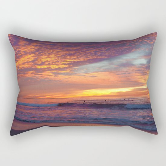 Pink Sunset Rectangular Pillow