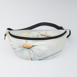 White Daisies Fanny Pack