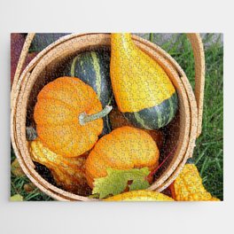 Basket full of Fall Jigsaw Puzzle