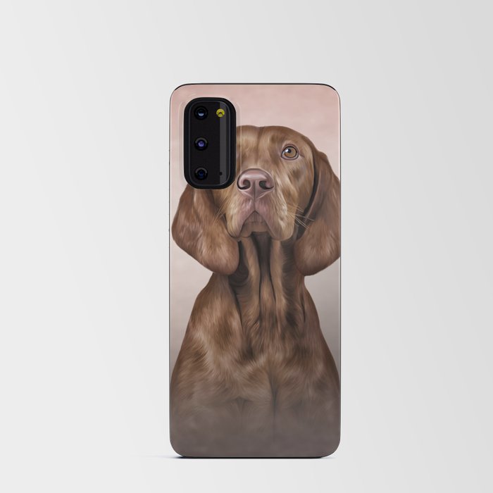 Drawing funny Vizsla Pointer Android Card Case