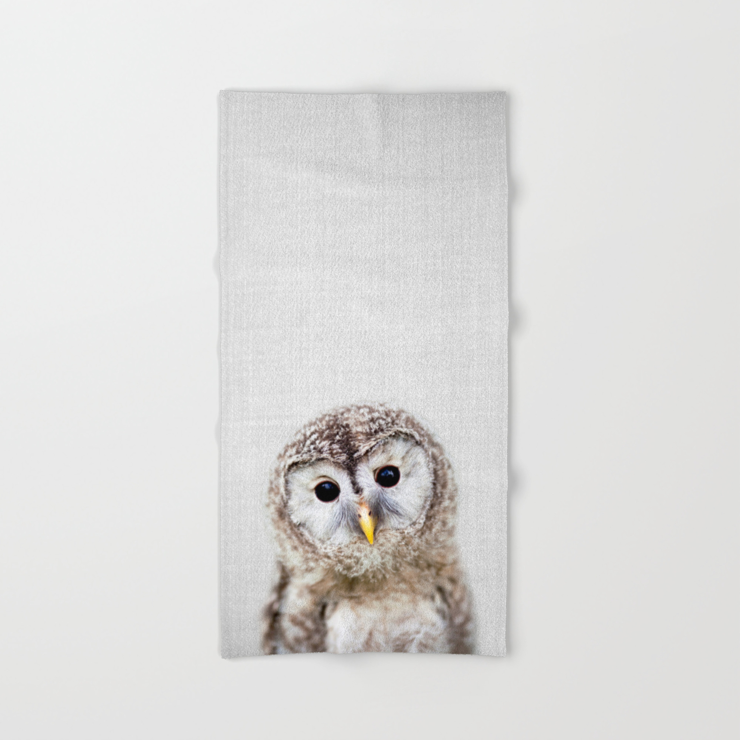 Baby Owl Colorful Hand Bath Towel By Galdesign Society6