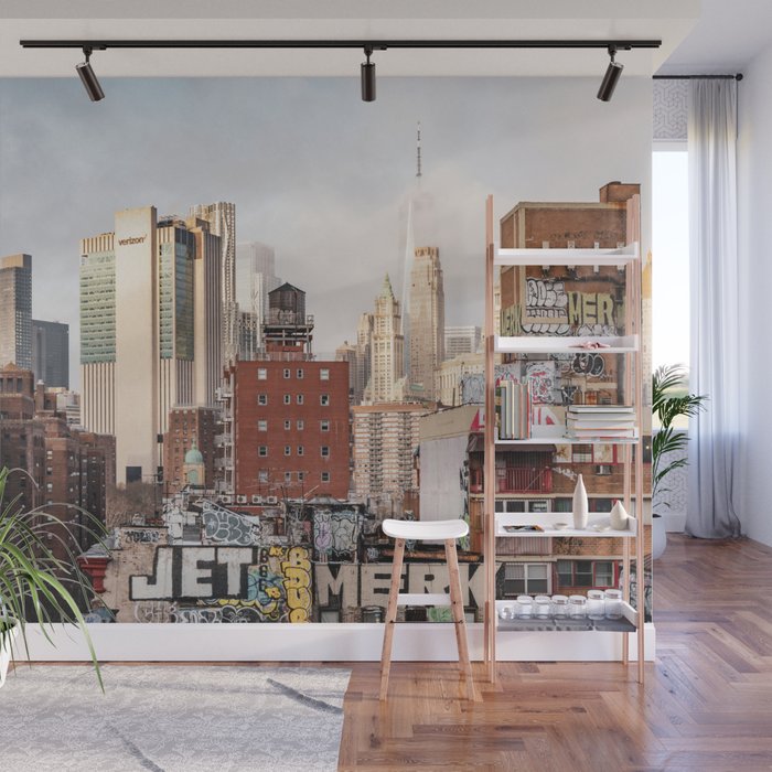 New York City Wall Mural by Photography by Anthony Londer Society6